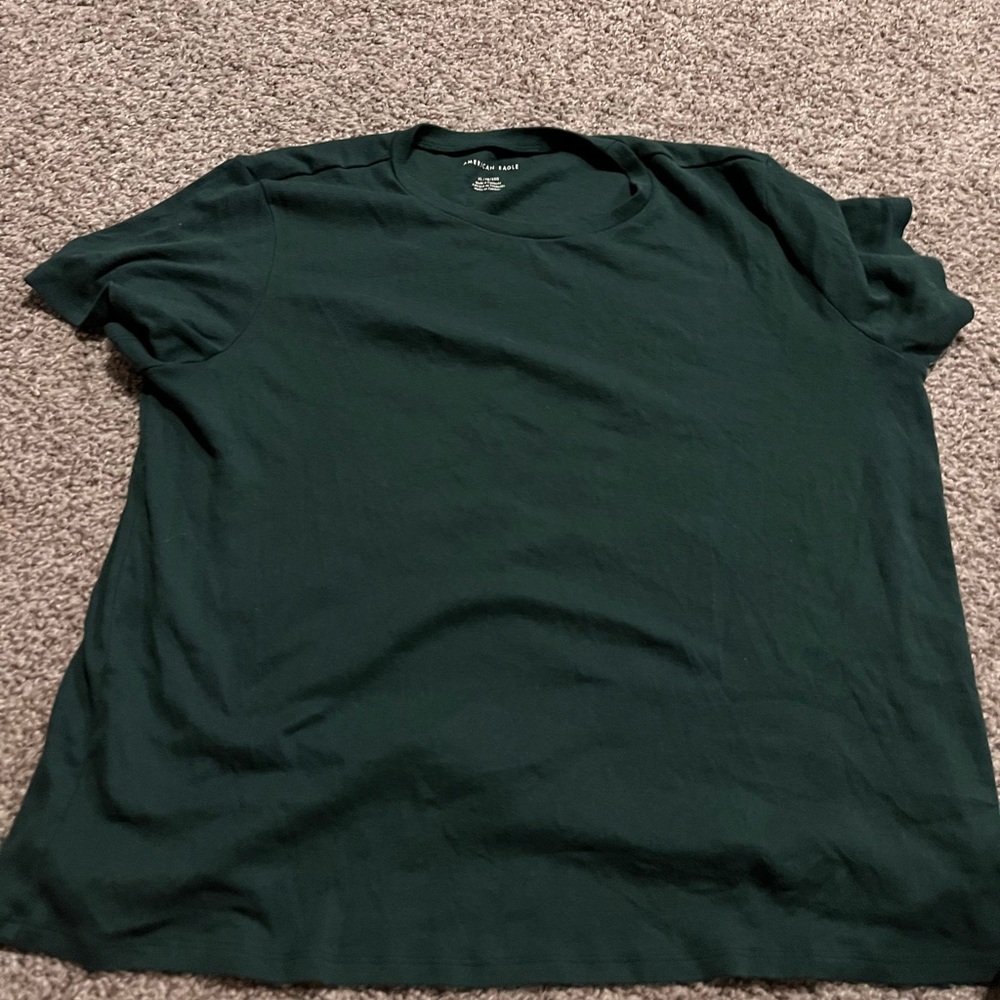 American eagle crop tee